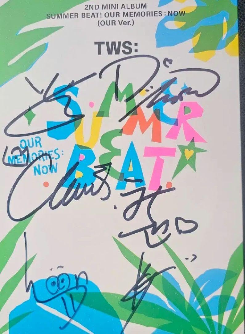 TWS ヨンジェ TRY WITH US 直筆サイン入り個人生写真 TWS ヨンジェ TRY