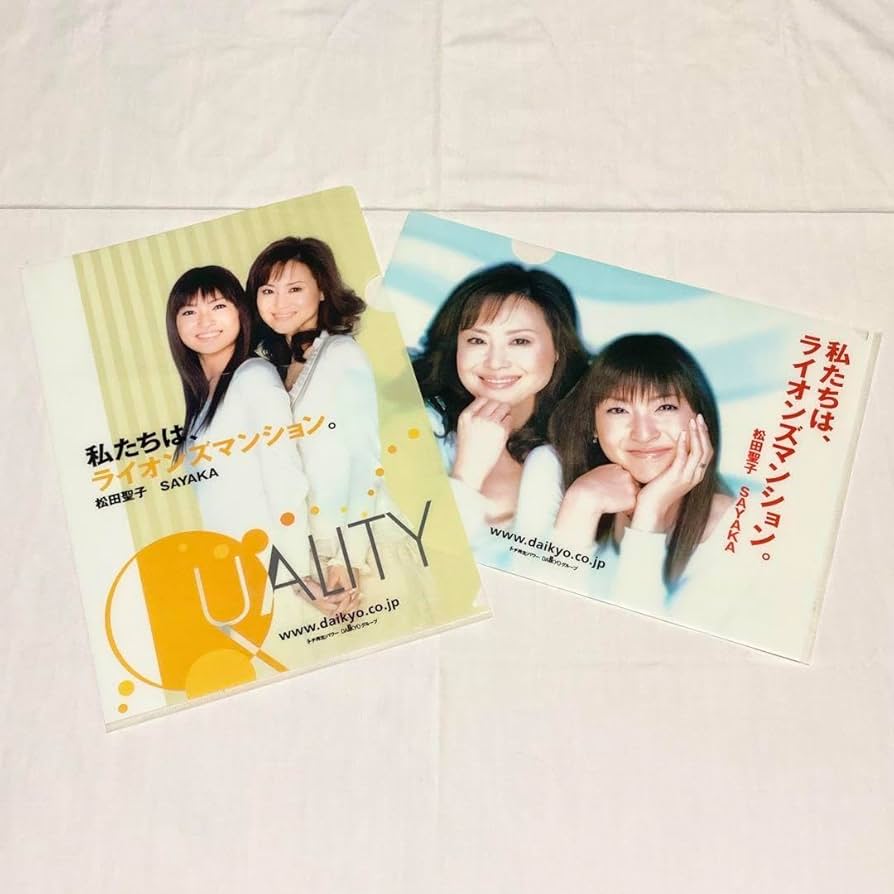 Amazon.co.jp: 神田沙也加＆松田聖子 クリアファイル2種 : おもちゃ