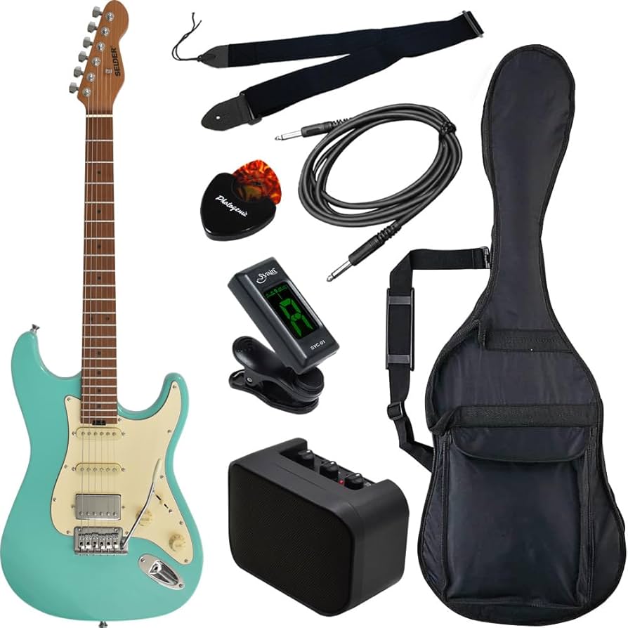 SELDER ストラトキャスター グリーンバースト セルダー Amazon