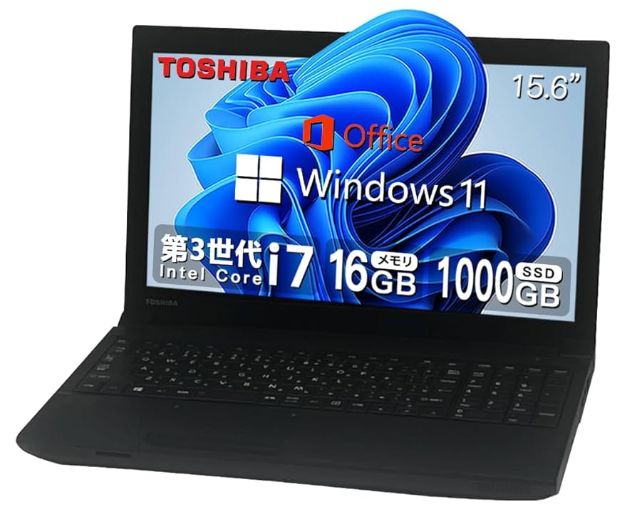 Corei7 販売 16GB ノートパソコン Windows11 オフィス付き Corei7