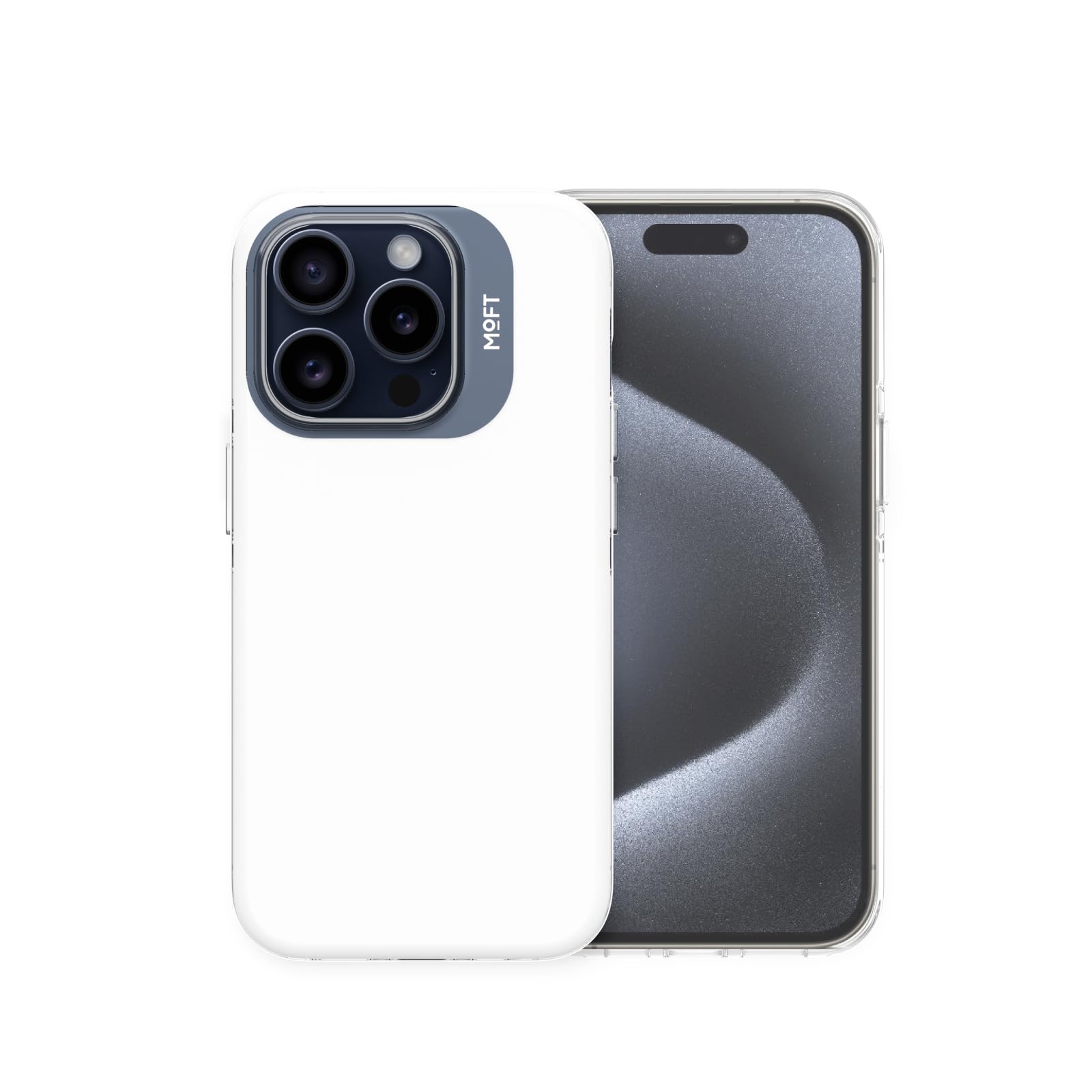 Apple iPhone 15Pro シルバー 本体 MOFTケース付き iPhone 15シリーズ