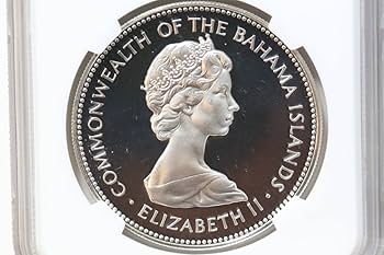 Amazon.co.jp: 古銭 希少 アンティーク コイン 1973年 バハマ 旧女王