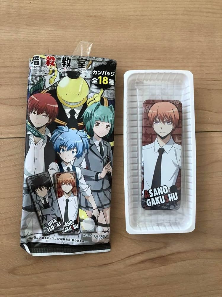 暗殺教室_缶バッジコレクション【10周年ver.】 【コンプリートBOX／8個