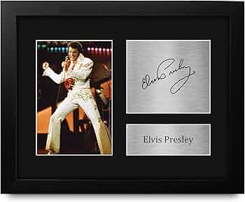Amazon.com: HWC Trading Elvis Presley Gifts USL Framed Printed