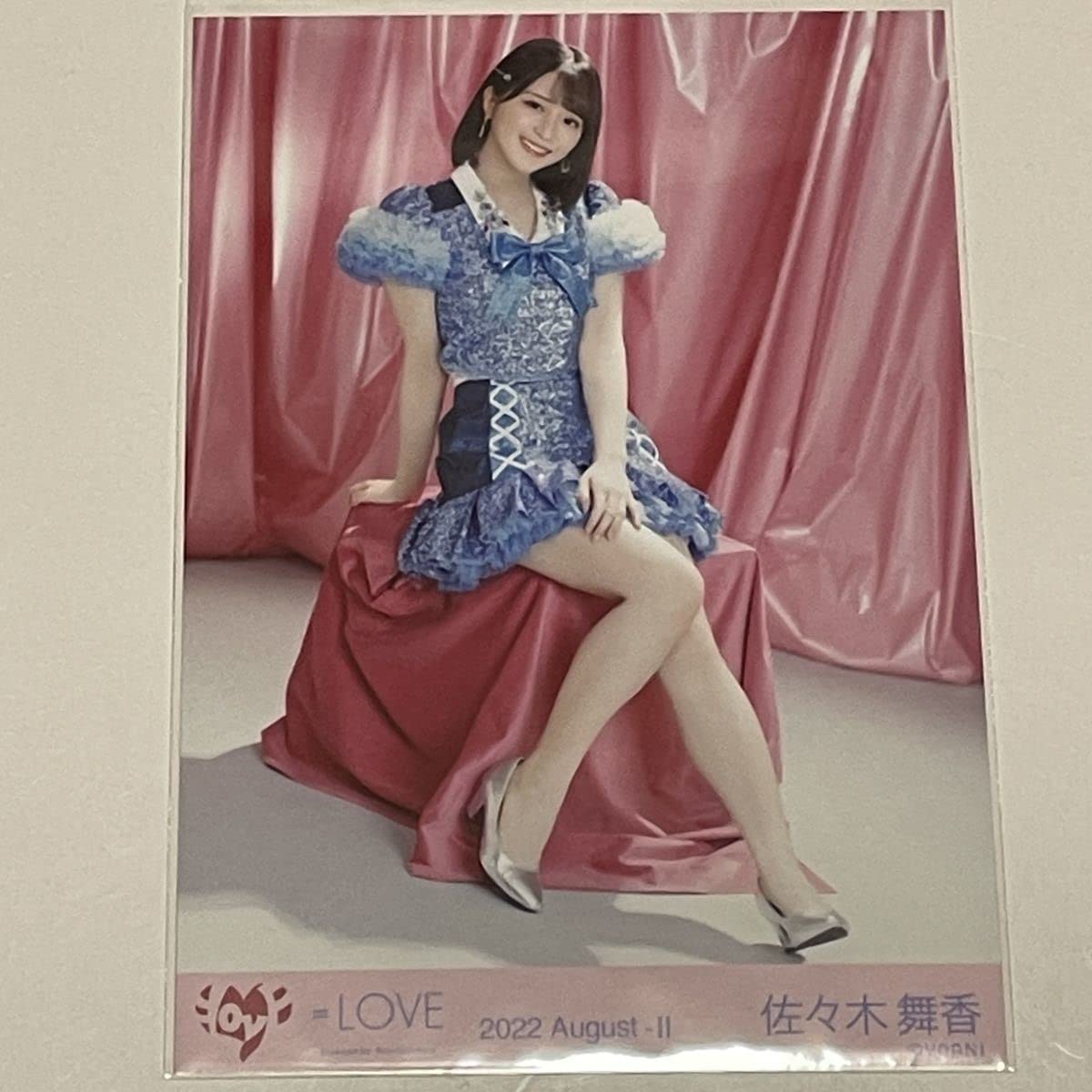 イコラブ 佐々木舞香 イコノイジョイ 2023 衣装 生写真 直筆 チュウ