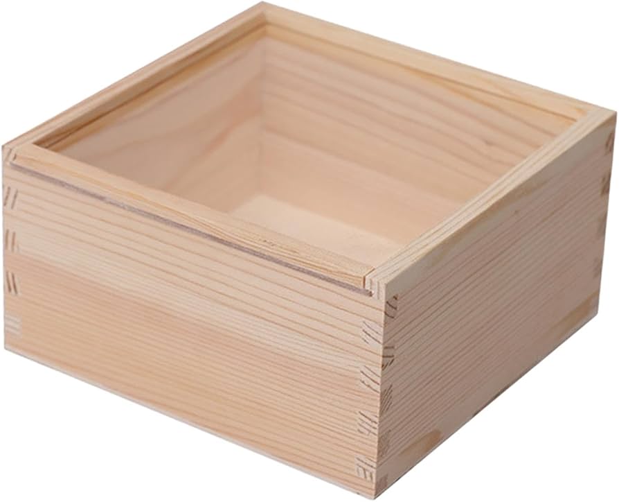 Amazon｜Freneci 木箱クラフトギフトボックス防塵木製収納ボックス