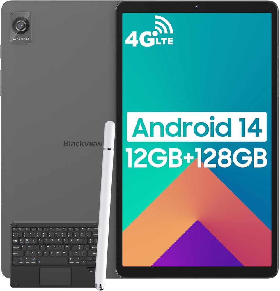 Amazon.co.jp: Blackview Tab60 8.68インチ Android14タブレット 12GB+