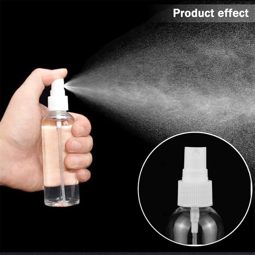 Amazon.co.jp: 10PCSミニクリアスプレーボトル空のファインミスト