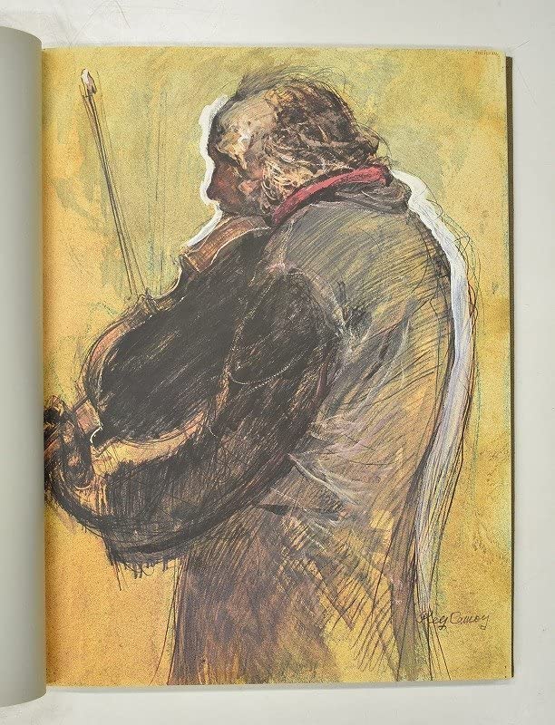 鴨居玲油彩肉筆『傷痍軍人』表サイン裏サインF6号額装b458