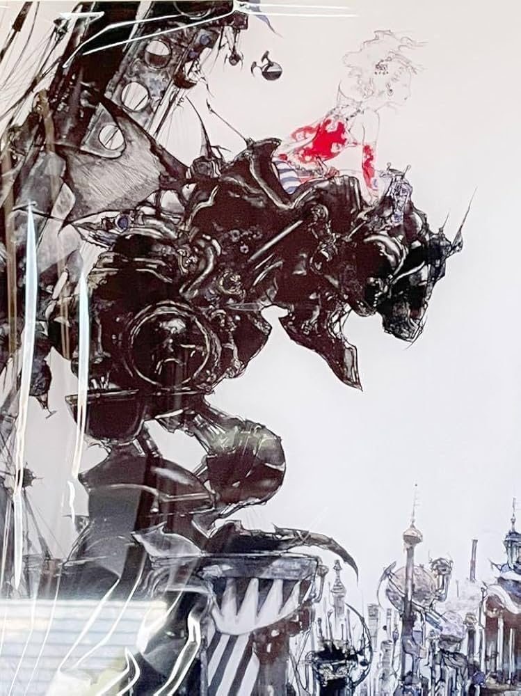 天野喜孝 アクリルプレート ファイナルファンタジーⅥ 街 ティナ