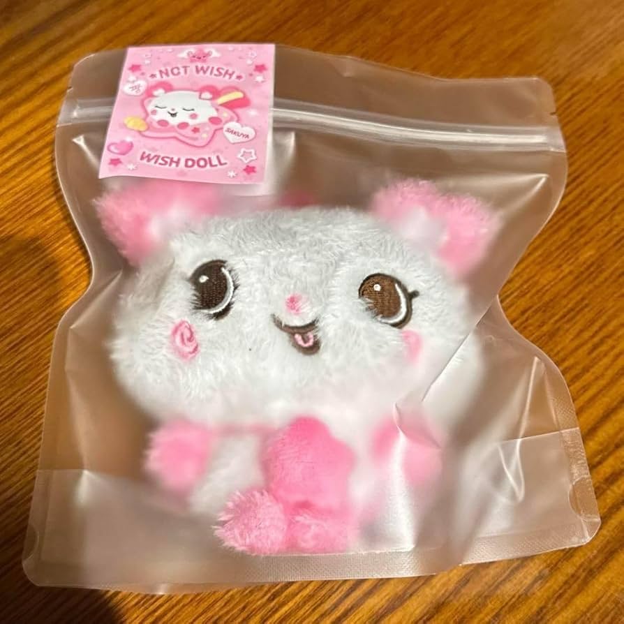 NCT WISH パン さくや ぬいぐるみ ホワイト・ピンク nct wish doll