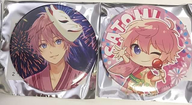 ねこちゃ すとぷり さとみ 缶バッチ 2021 summer デフォ すとぷり