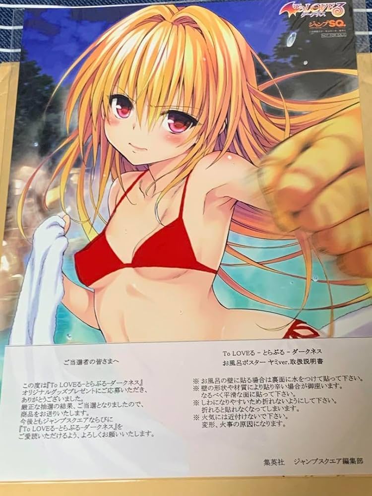 ジャンプSQ ToLOVEる-とらぶるダークネス 結城美柑 透視クリアファイル