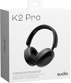 Amazon.co.jp: SUDIO K2 Pro (ブラック) ワイヤレスヘッドホン
