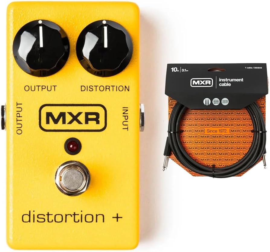 Amazon | MXR M-104 Distortion+ バンドル MXR 10フィート 計器