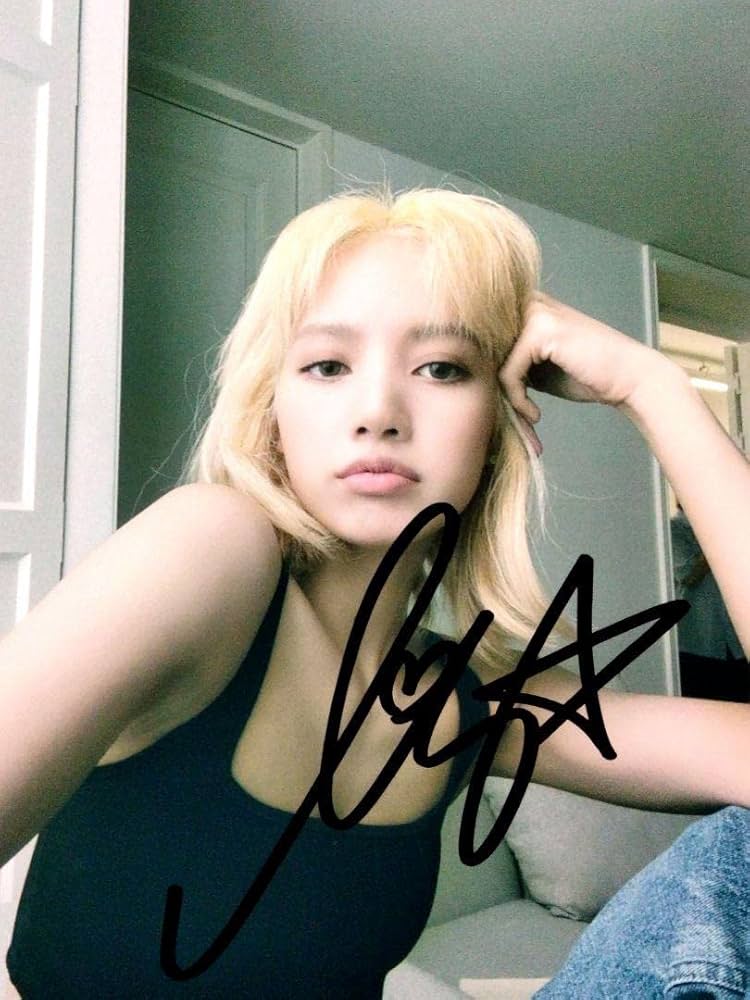 BLACKPINK LISA 直筆サイン入りチェキ リサ ブラックピンク BLACKPINK