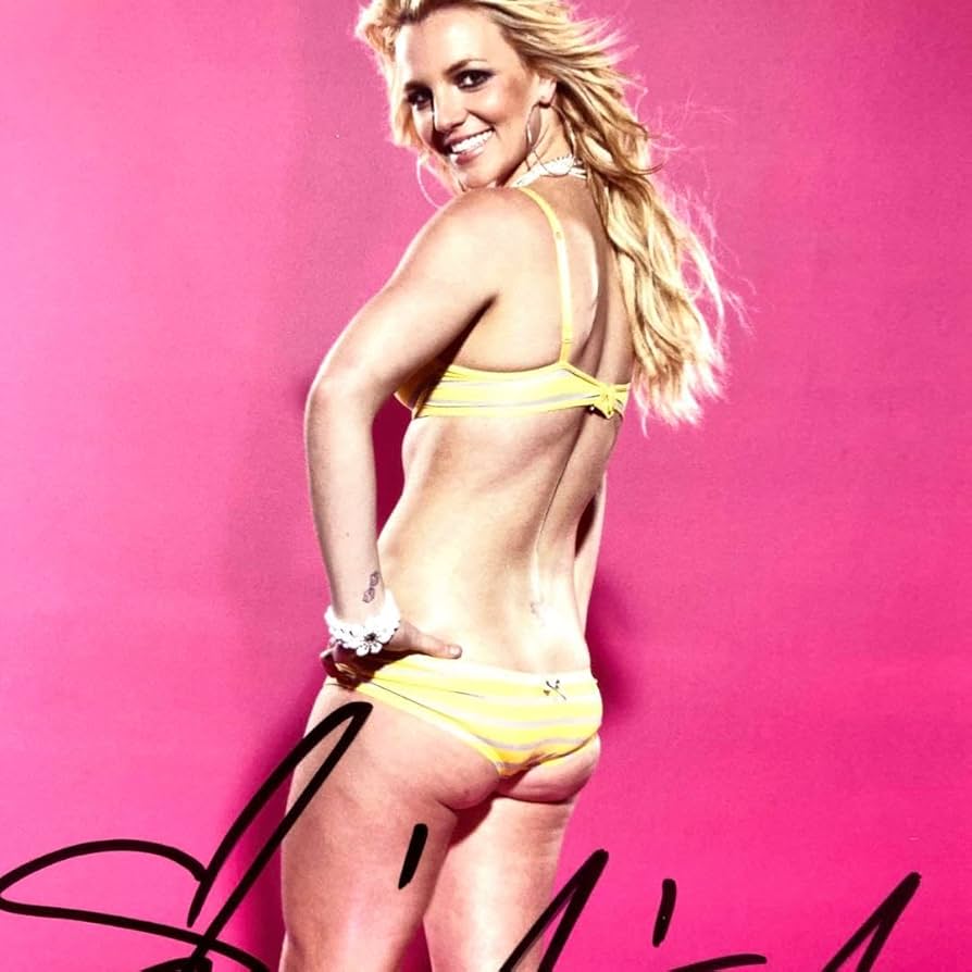 ブリトニースピアーズ BRITNEY SPEARS 直筆サイン入り フォト
