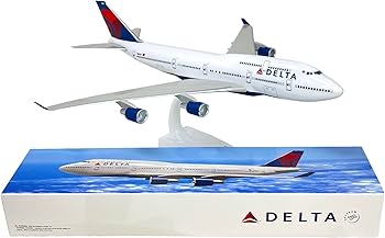 Amazon.com: Flight Miniatures Delta (07-Cur) 747-400 1:200 Scale