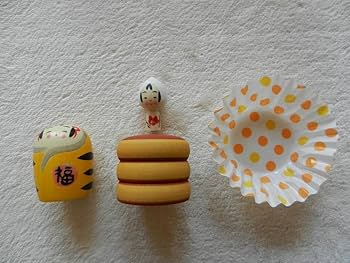 Amazon.co.jp: 秋保 玩愚庵こけし屋 鈴木明 トラこけしちゃん 虎こけし