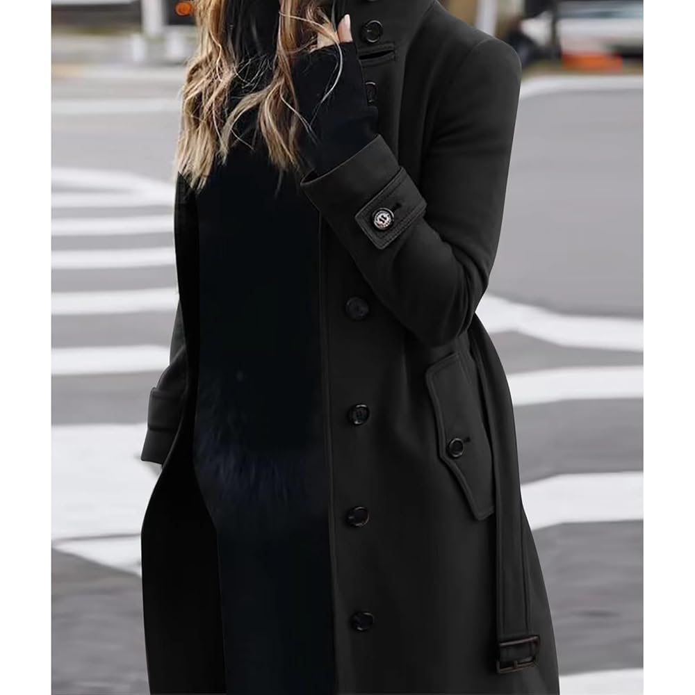 ジャケット・アウター lawgy 2way neck front double point coat