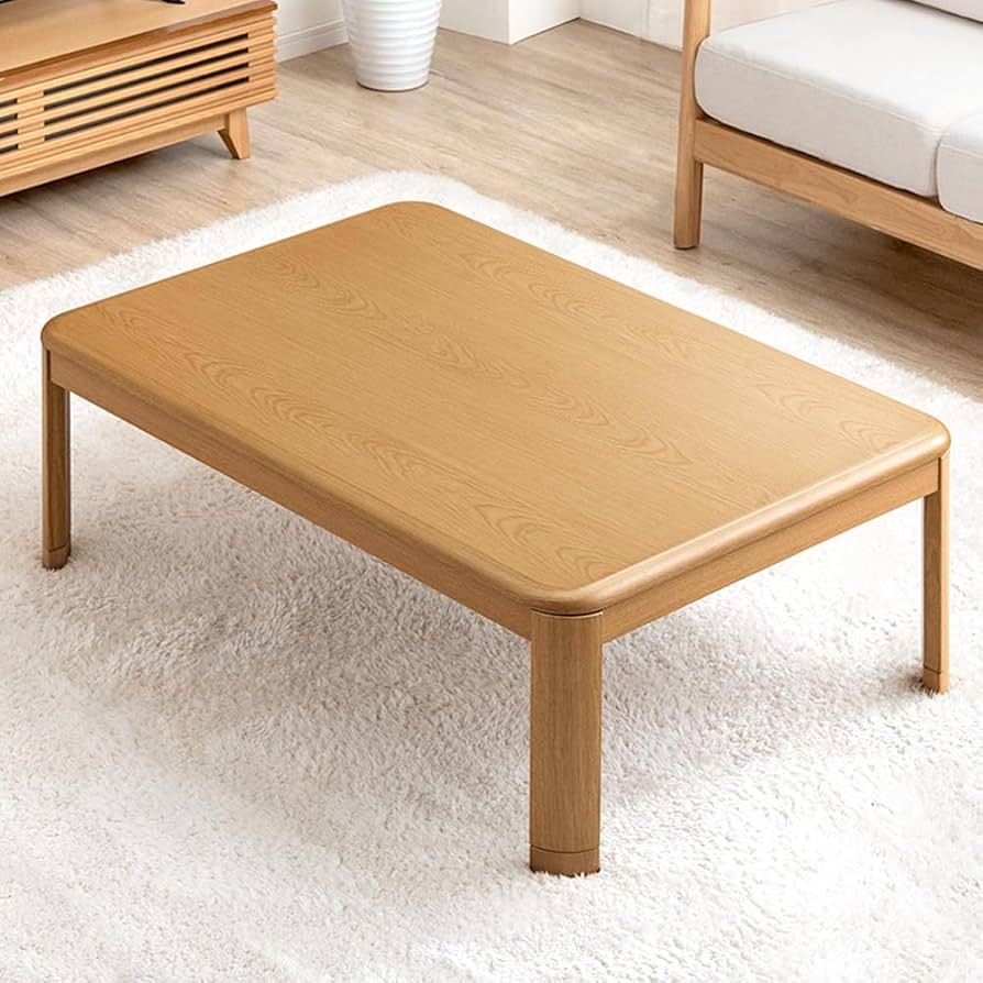 送料無料】コタツ継脚式 120×80cm 長方形 木目調 送料無料】コタツ継脚