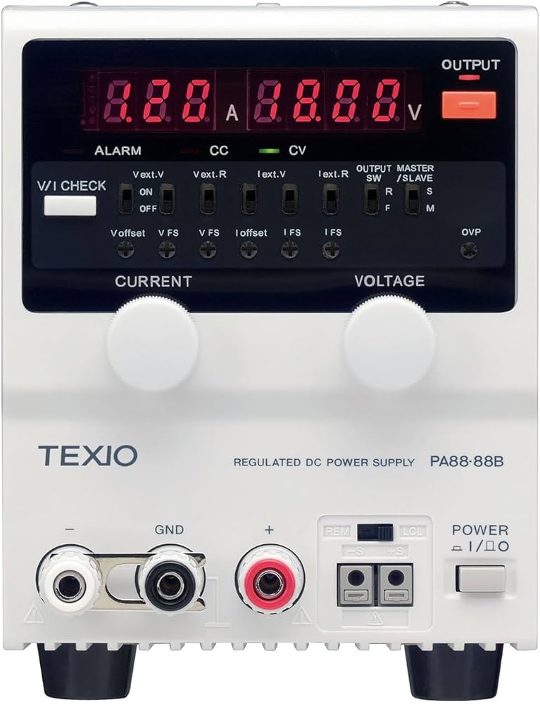 Amazon | TEXIO(テクシオ) 小型直流安定化電源 36V/1.2A : PA36-1.2BVT