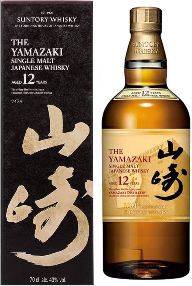山崎12年、白州12年 700ml 山崎12年白州