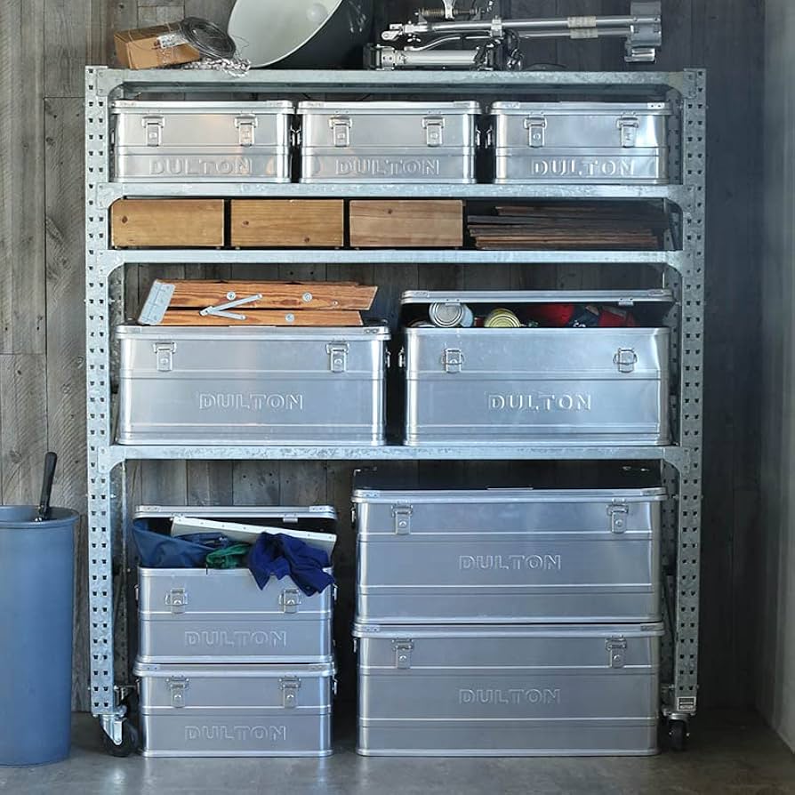 ダルトン】アルミニウム コンテナ L おしゃれ ケース 箱 人気 かっこいい