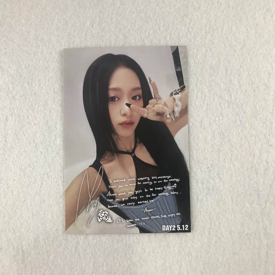☆BABYMONSTER アサ 直筆サイン入り ポストカード DRIP ☆BABYMONSTER