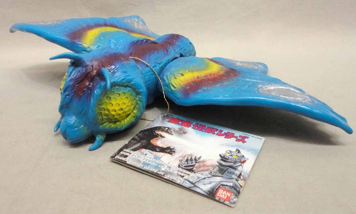 ソフビ□モスラ 成虫 タグ付！ブルマァク復刻 BANDAI 1992 硬質 HARD