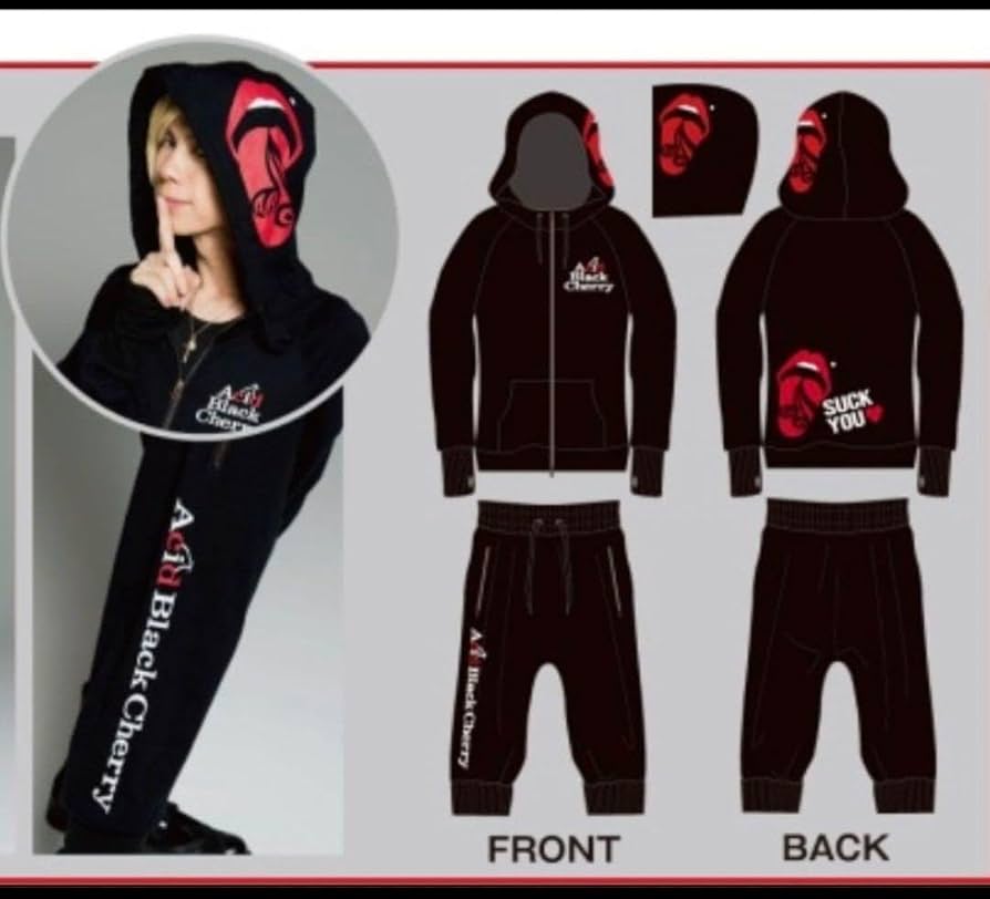 Acid Black Cherry ボリュームパーカー Acid Black Cherry ボリューム