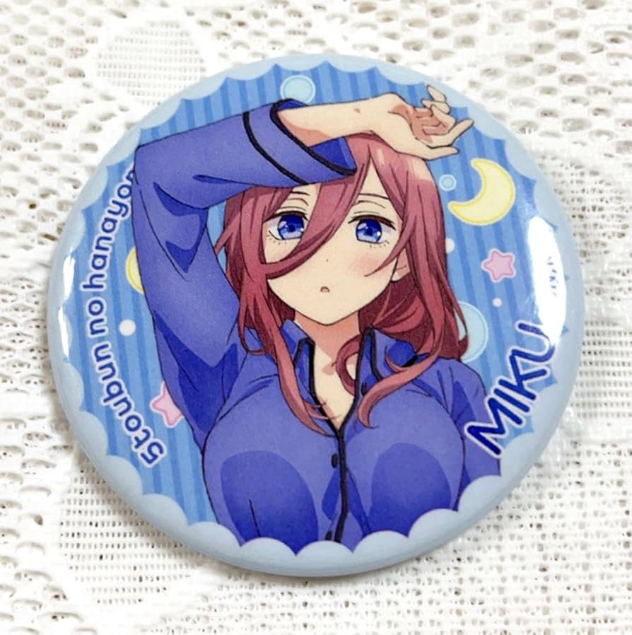 五等分の花嫁 sweet dreams缶バッジ みく 五等分の花嫁 sweet dreams缶