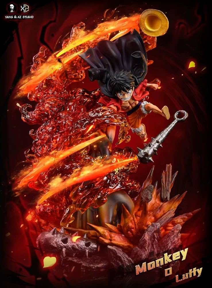 Amazon | ワンピース レッドロック ルフィ 業火拳銃 ガレージキット