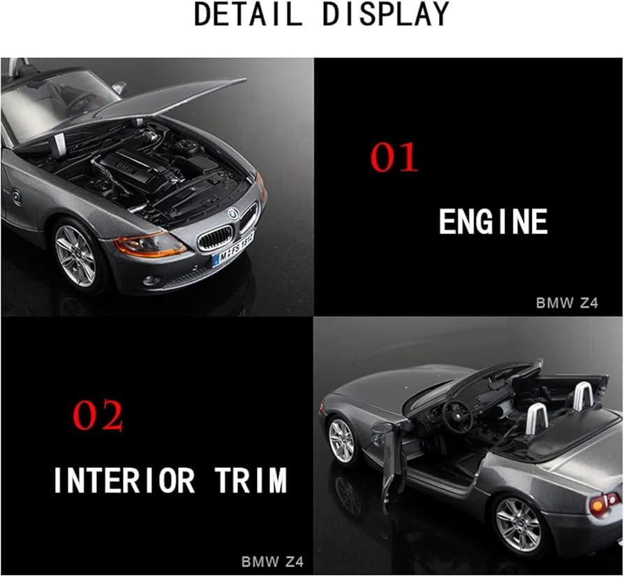 Amazon.co.jp: BMW Z4 1：24 シミュレーション用ダイキャスト合金車