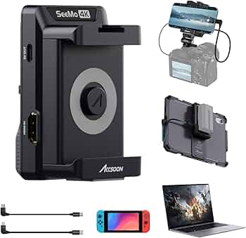 Amazon.co.jp: 【Accsoon公式ストア】Accsoon SeeMo 4K HDMI ビデオ
