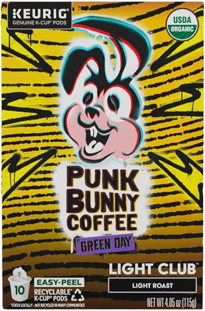 Amazon.com: Punk Bunny Light Roast Coffee, Organic Coffee Pods