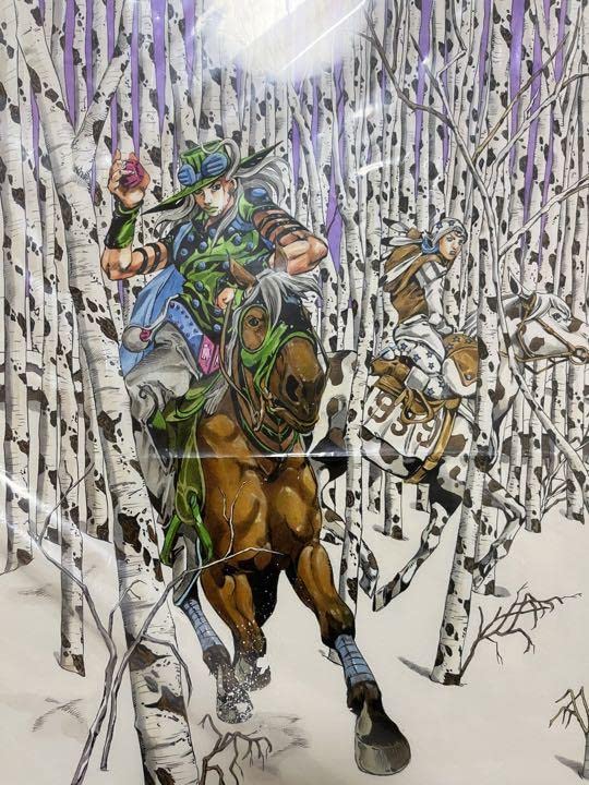 ジョジョ展 複製原画 スティール．ボール.ラン Amazon.co.jp: 荒木