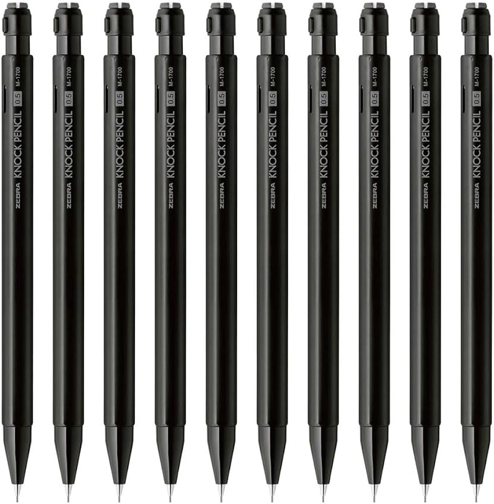 Amazon.co.jp: ゼブラ シャープペン ノックペンシル M-1700 0.5mm
