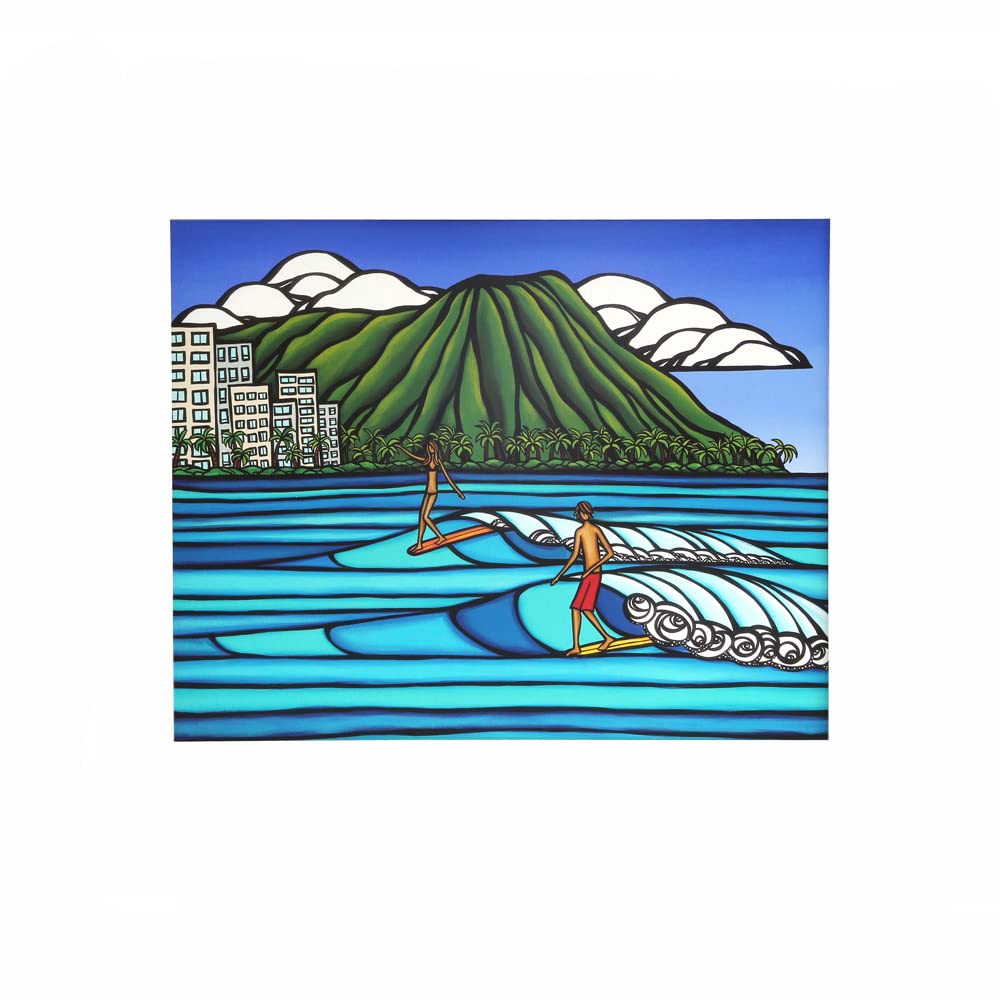 もも15メロン様】 ヘザーブラウン ジクレー版画 ハワイアン もも15