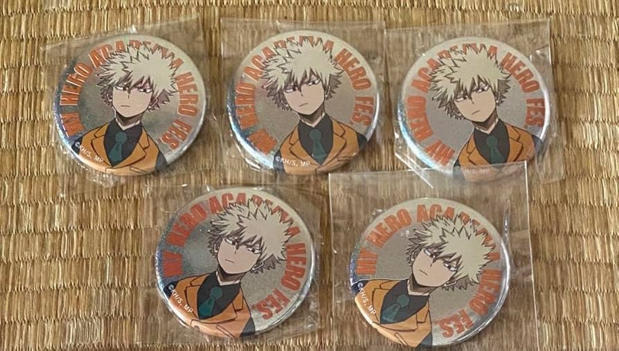 僕のヒーローアカデミア 爆豪勝己 缶バッジ まとめ売り