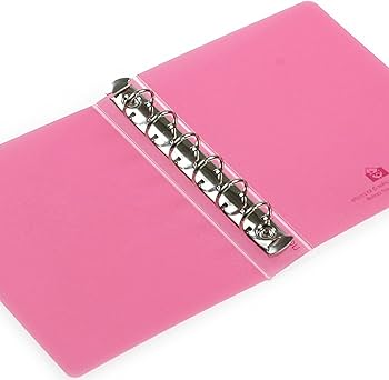 Amazon | エトランジェディコスタリカ バインダー ミニ 6穴 透明PP