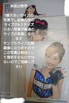 Amazon.co.jp: モーニング娘OG6期 道重さゆみ コレ写真 A5サイズ