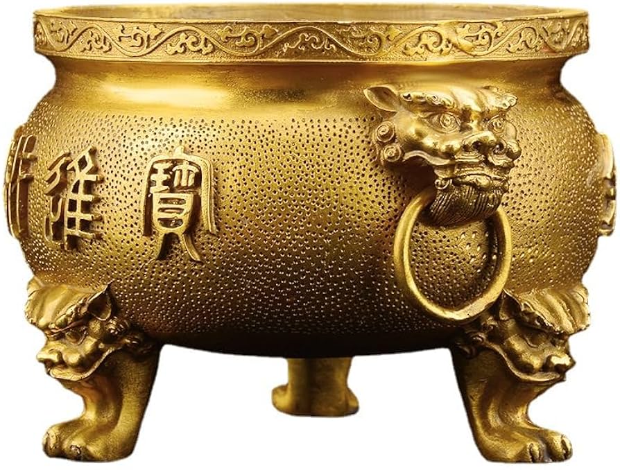 纯铜供观音供佛香炉特大号纯铜佛堂大殿捐赠定做大鼎佛具佛教用品0