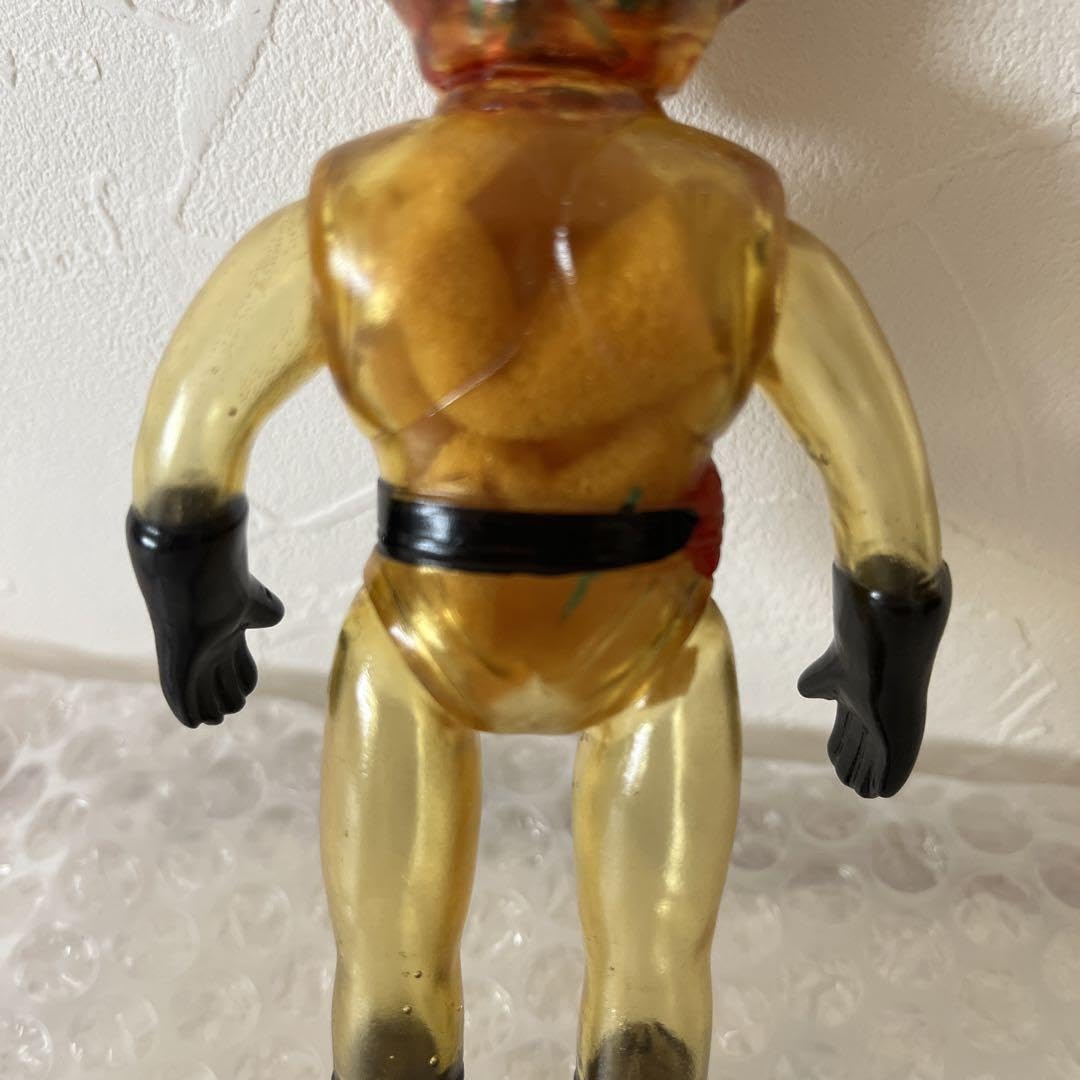 ⚠️激レア 人気 超人バロムワン スケルトン ミドルサイズ ソフビ 当時