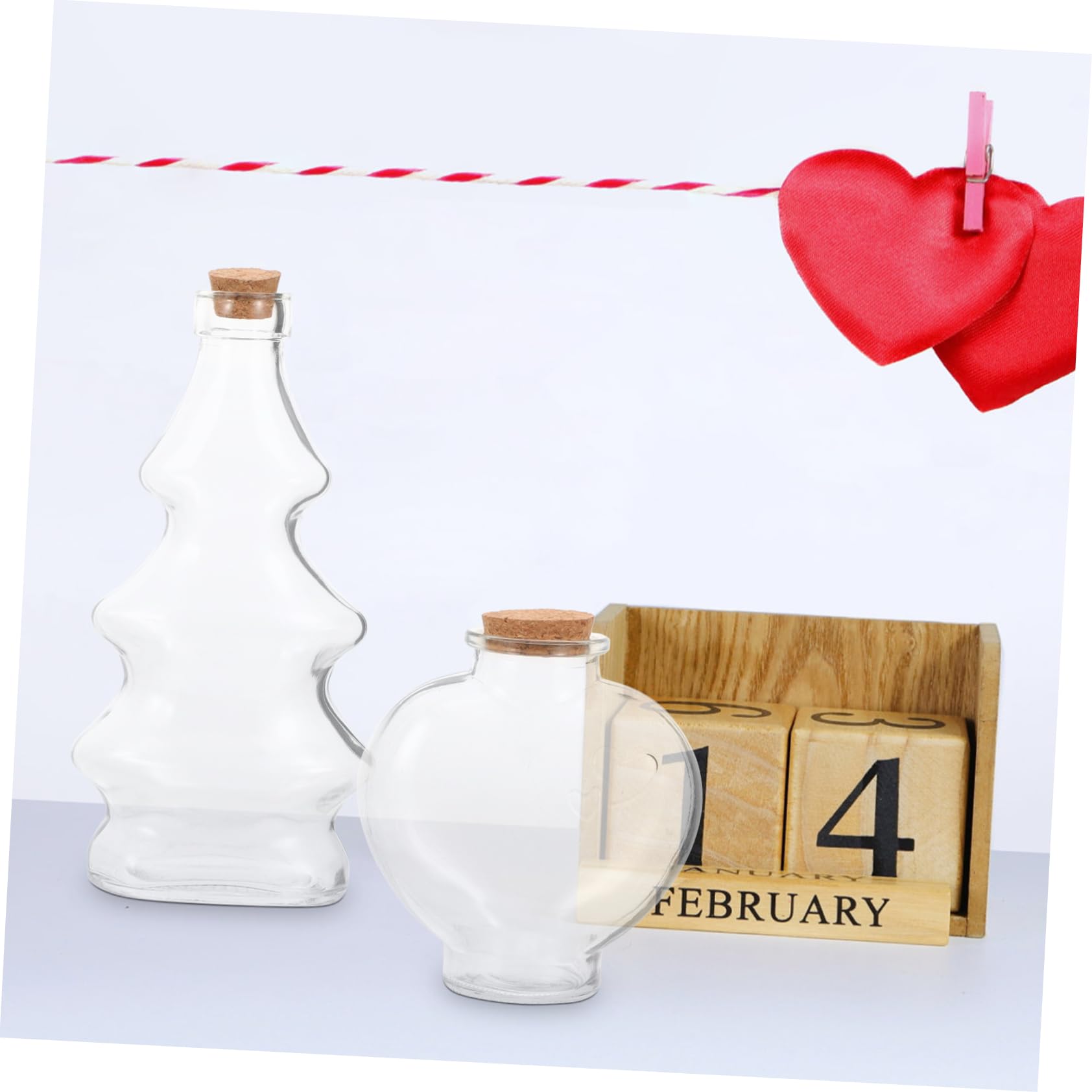 ユニーク な形状のガラス製 花瓶 花器 サンドアート ③ 3個セットです。