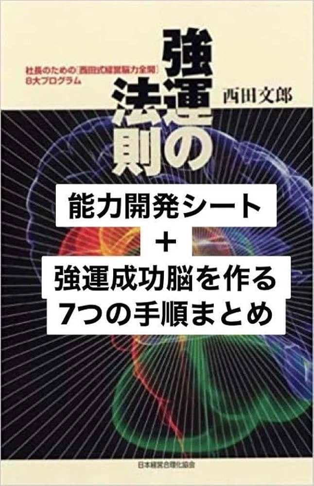 Amazon.co.jp: 青汁王子(三崎 優太 氏)が絶賛!!『強運の法則』脳力改発