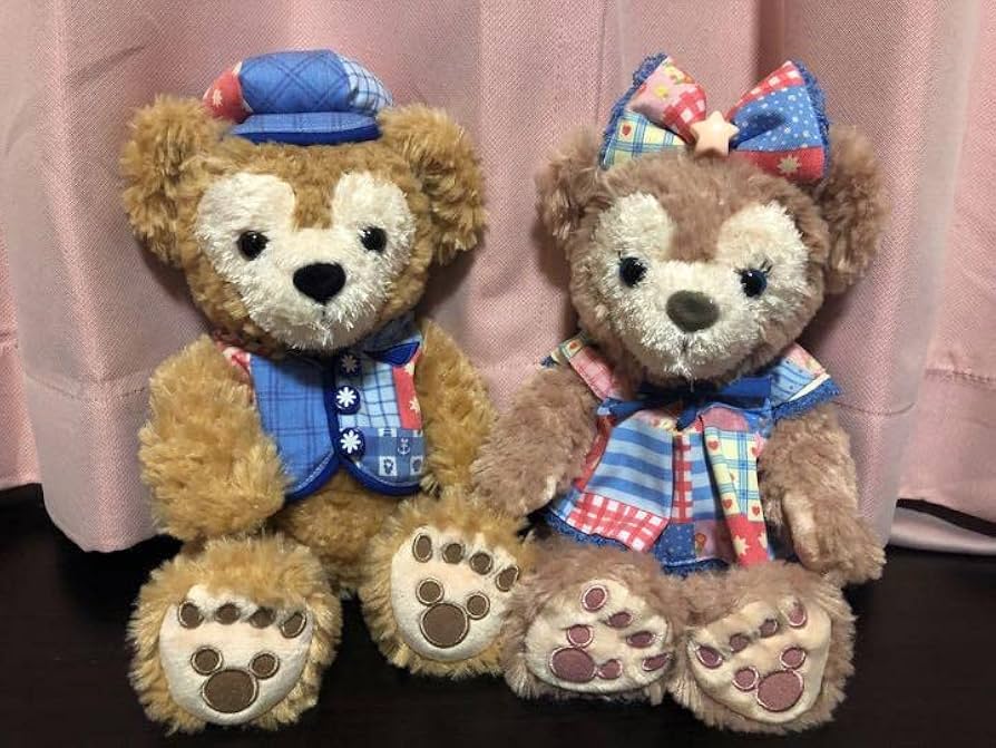 ダッフィー・シェリーメイ SSぬいぐるみ 希少2019香港ディズニー