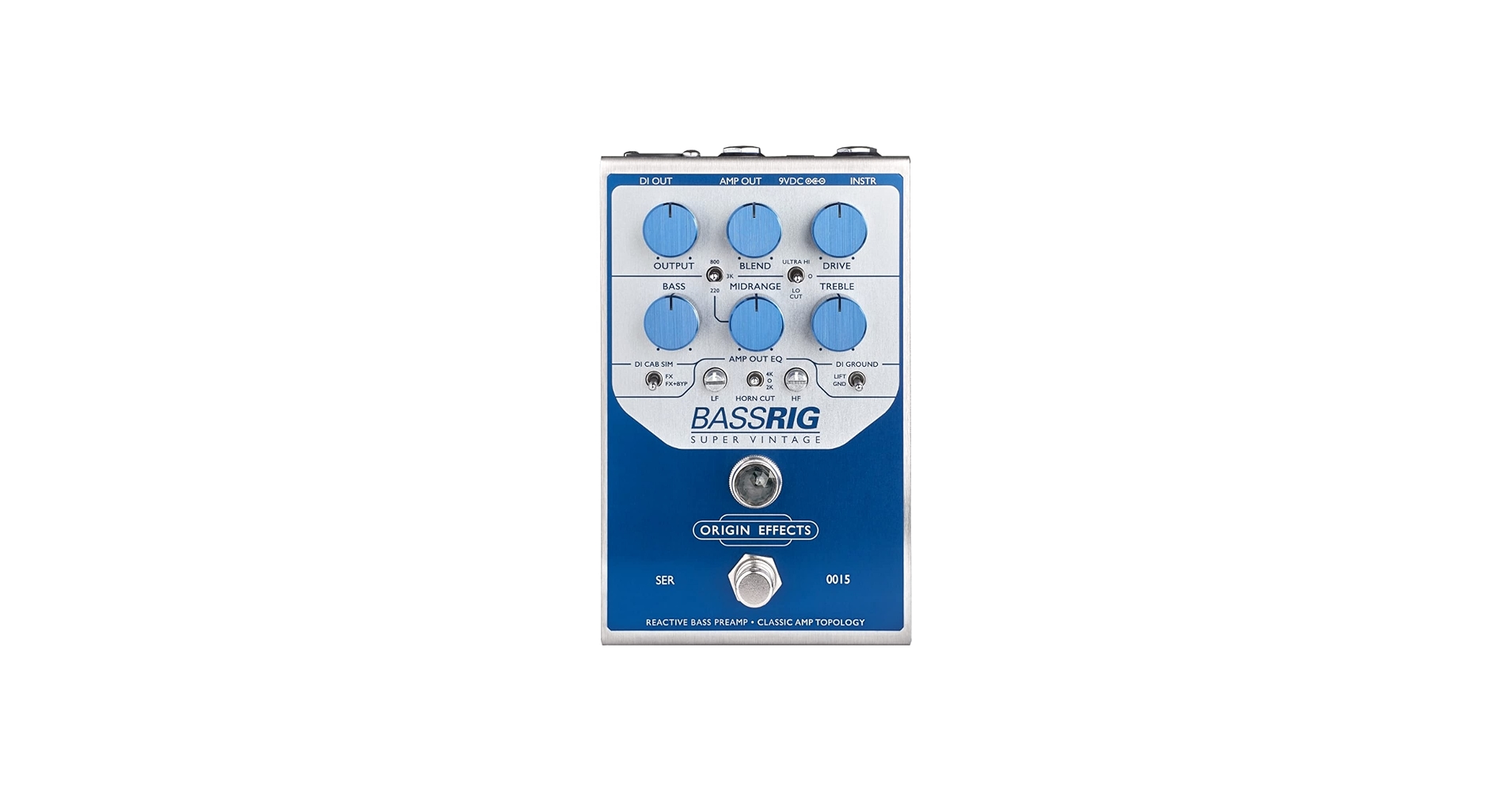 Amazon.com: Origin Effects BASSRIG Super Vintage Bass Preamp