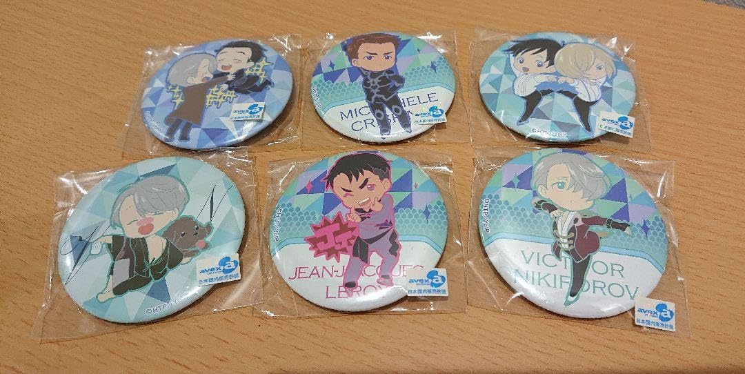 ユーリ!!! on ICE アニメ原画缶バッジコレクション ヴィクトル 若