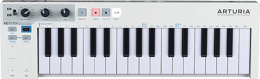 Amazon.co.jp: ARTURIA KEYSTEP Keyboard Controller with Sequencer